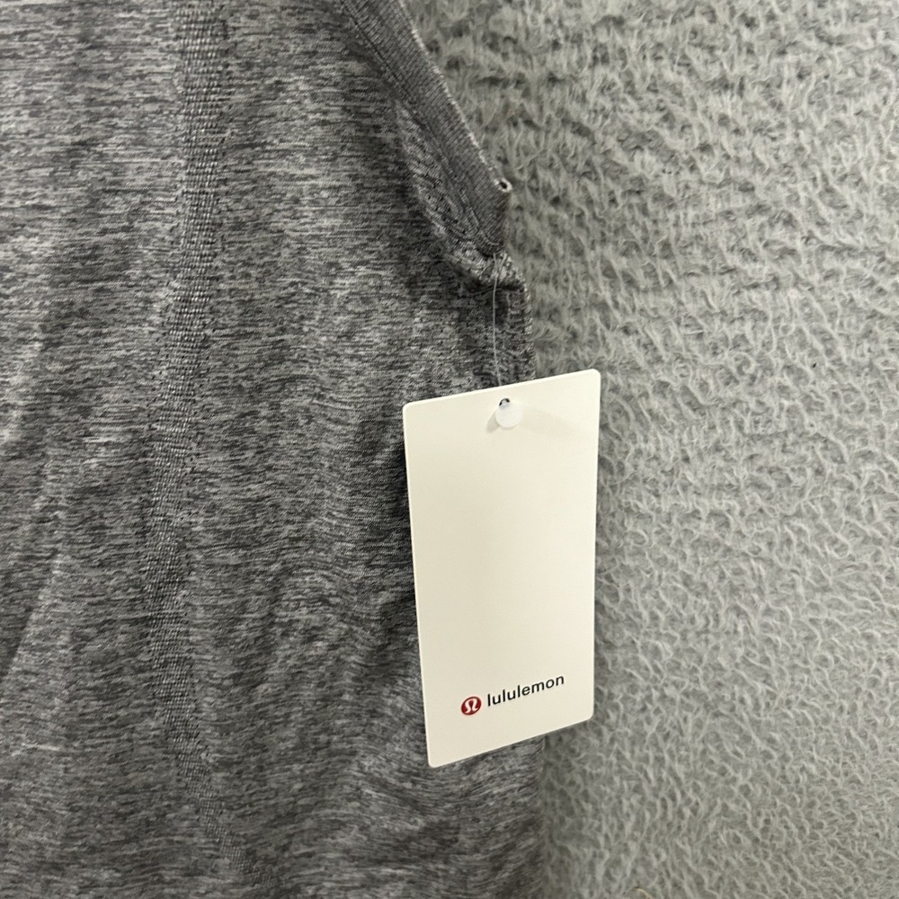 Lululemon Shirt Womens 6 Gray Swiftly Relaxed Tank Top Stretch Gym Active Wear - Picture 4 of 11